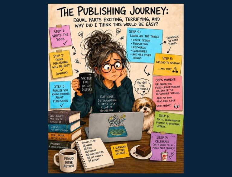 The Publishing Journey, Sticky Notes and All